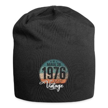 Vintage Made in 1976 Year of birth 1976 Birthday - Jersey Beanie - black - Front