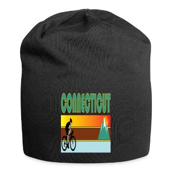 Connecticut Hometown Retro Mountain Bike - Jersey Beanie - black - Front