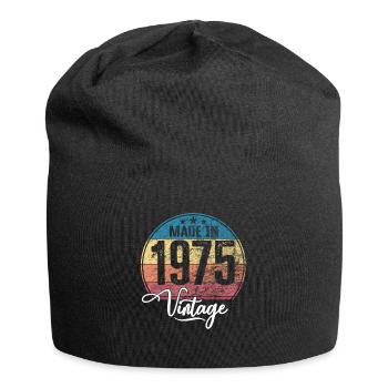 Vintage Made in 1975 Year of birth 1975 Birthday - Jersey Beanie - black - Front