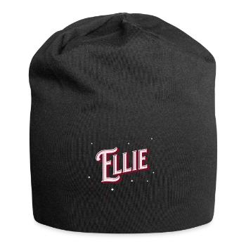 Ellie name personalized - Jersey Beanie - black - Front