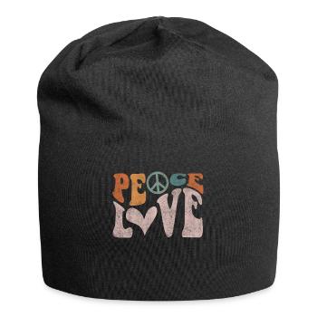 Love of peace, peace - Jersey Beanie - black - Front