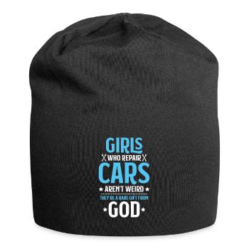 Automotive Mechatronics Engineer Car Mechanic Auto Mechanic - Jersey Beanie - black - Front