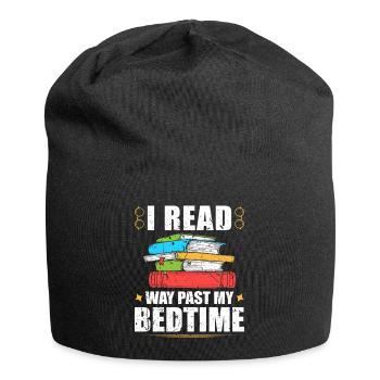 J’ai lu bien au-delà de mon amant de livre au coucher - Bonnet en jersey - noir - Devant