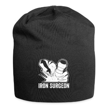 Iron Surgeon Schweißer Schweißen - Jersey-Beanie - Schwarz - Vorne