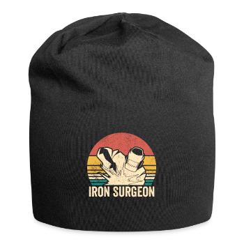 Iron Surgeon Schweißer Schweißen Vintage - Jersey-Beanie - Schwarz - Vorne