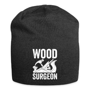 Holzchirurg Schreiner Holzarbeiter - Jersey-Beanie - Anthrazit - Vorne