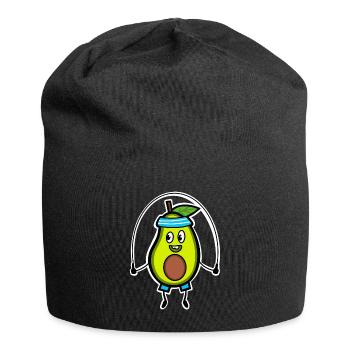 Avocado Seilspringen - Jersey-Beanie - Schwarz - Vorne