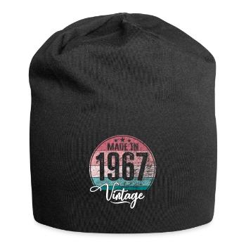 Vintage Made in 1967 Year of birth 1967 Birthday - Jersey Beanie - black - Front
