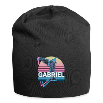 Gabriel Archangel Retro - Jersey Beanie - black - Front