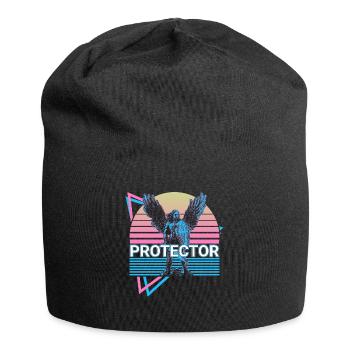 Protecteur Archange Michael Retro - Bonnet en jersey - noir - Devant