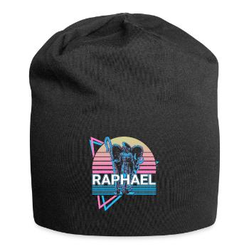 Raphael Archangel Retro - Jersey Beanie - black - Front