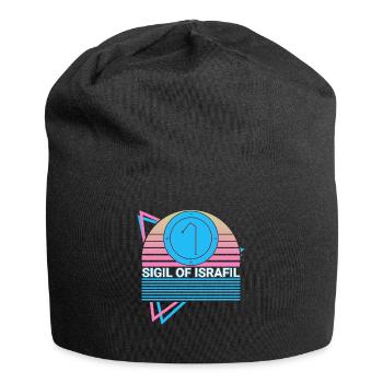 Seal of Israfil Archangel Seal Retro - Jersey Beanie - black - Front