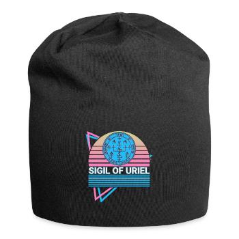 Seal of Uriel Archangel Seal Retro - Jersey Beanie - black - Front