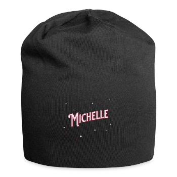 Michelle name personalized - Jersey Beanie - black - Front
