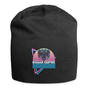 Empire romain Héraldique médiévale Rétro - Bonnet en jersey - noir - Devant
