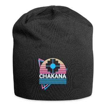 Chakana Inca Cross Retro - Jersey Beanie - black - Front