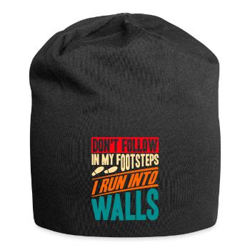Sarcastique Noir Humour Ironie Cadeau - Bonnet en jersey - noir - Devant