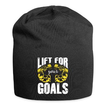 Lift For Your Goals Bodybuilding Gym - Bonnet en jersey - noir - Devant
