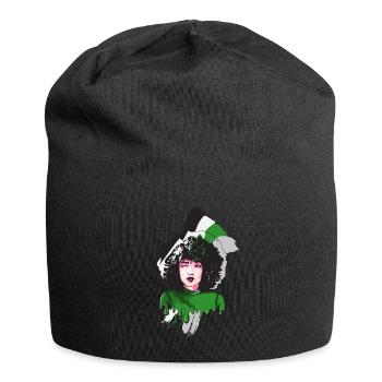 Afro Girl Demiromantic Black Story Melanin - Bonnet en jersey - noir - Devant