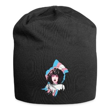Afro Girl Transgender Flag Black History M - Bonnet en jersey - noir - Devant