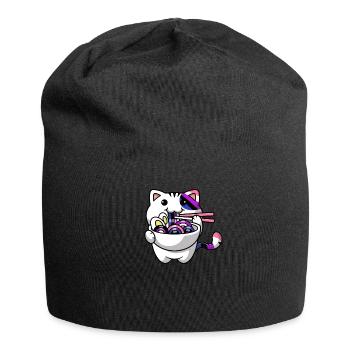 Genderfluid Proud Kawaii Car Ramen Noodles Genderf - Jersey Beanie - black - Front