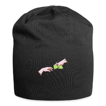 Nouvelle Monnaie Esthétique Merry Création par Adam - Bonnet en jersey - noir - Devant