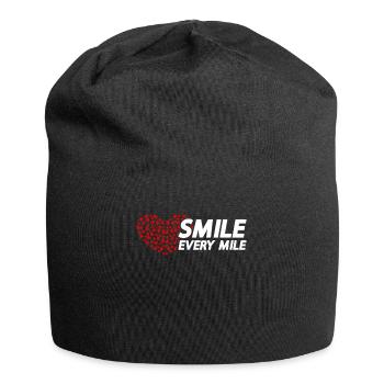 Smile Every Mile - Running Training Marathon Running - Jersey Beanie - black - Front