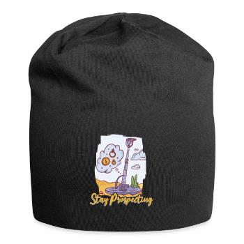 Schürfer Schürfen Schatz - Jersey-Beanie - Schwarz - Vorne