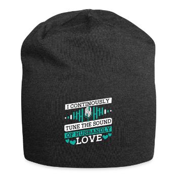 Tontechniker Toningenieur Tontechniker Ehemann - Jersey-Beanie - Anthrazit - Vorne