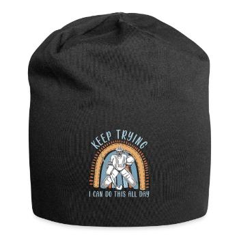 Field Hockey Goalie Hockey Goalie Saying - Jersey Beanie - black - Front