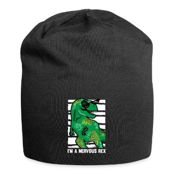 Dinosaure Dinosaure adulte - Bonnet en jersey - noir - Devant