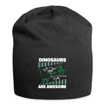 Dinosaure Dinosaure adulte - Bonnet en jersey - noir - Devant