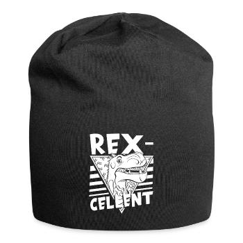 Dinosaure Dinosaure adulte - Bonnet en jersey - noir - Devant