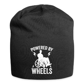 Spinal cord injury Spinal cord injury on wheels - Jersey Beanie - black - Front