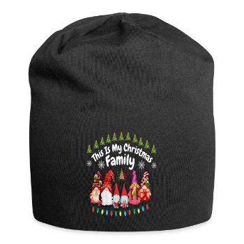 This Is My Christmas Family - Jersey Beanie - black - Front