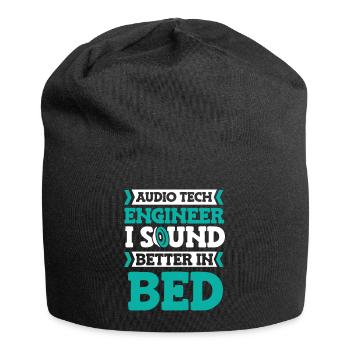 Sound Engineer Studio Producer Audio Tech Engineer - Jersey-Beanie - Schwarz - Vorne