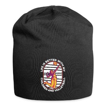 Volleyball Volleyball Player Volleyball Mama - Bonnet en jersey - noir - Devant