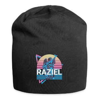 Raziel Archangel Hebrew mythology Jewish Ret - Jersey Beanie - black - Front