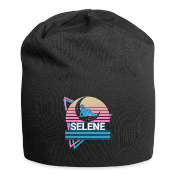Selene goddess Ancient Greek Greek mythology - Jersey Beanie - black - Front