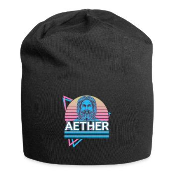 Éther Dieu grec Mytholo grec antique - Bonnet en jersey - noir - Devant