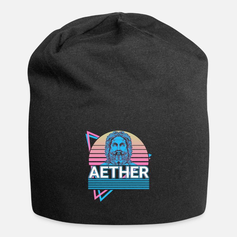 Aether Greek God Ancient Greek mytholo - Jersey Beanie - black