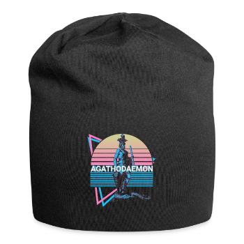 Agathodaemon Griechischer Gott Antike griechische - Jersey-Beanie - Schwarz - Vorne