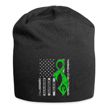 Sensibilisation aux maladies génétiques - Bonnet en jersey - noir - Devant