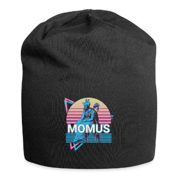 Momus Griechischer Gott Antike griechische Mytholo - Jersey-Beanie - Schwarz - Vorne