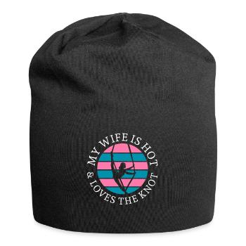 Air winner. Air silk - Jersey Beanie - black - Front