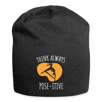 Air winner. Air silk - Jersey Beanie - black - Front