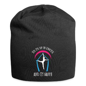Air winner. Air silk - Jersey Beanie - black - Front