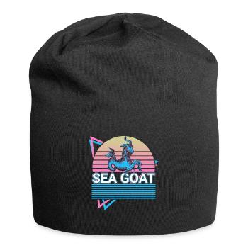 Chèvre de mer Créature mythique Mythologie juive - Bonnet en jersey - noir - Devant