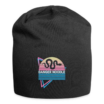 Danger Noodle Retro Snake - Bonnet en jersey - noir - Devant
