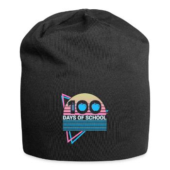 100 Days School Retro - Jersey Beanie - black - Front